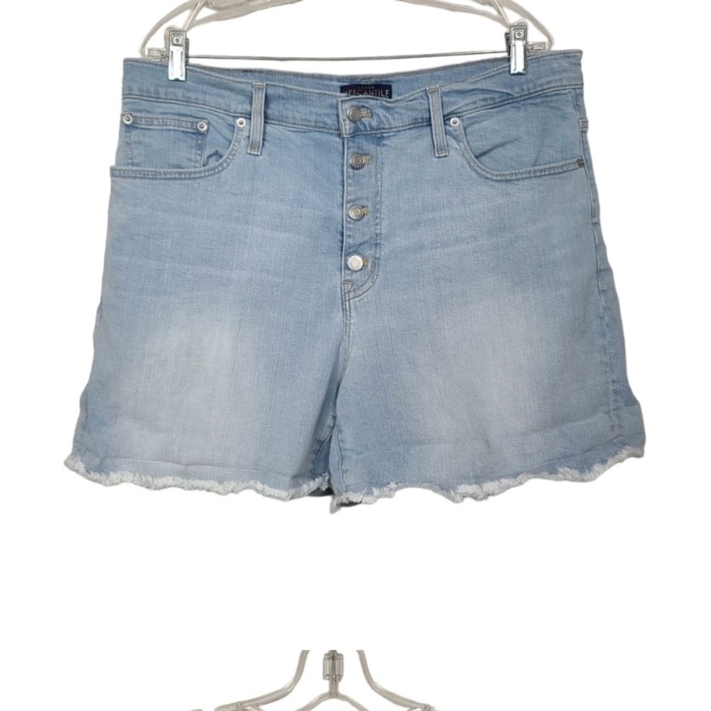 J. Crew Light Wash Distressed Jean Shorts